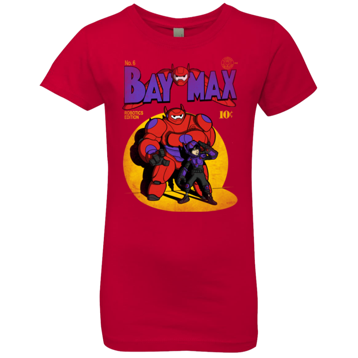 Baymax Number 9 Girls Premium T-Shirt