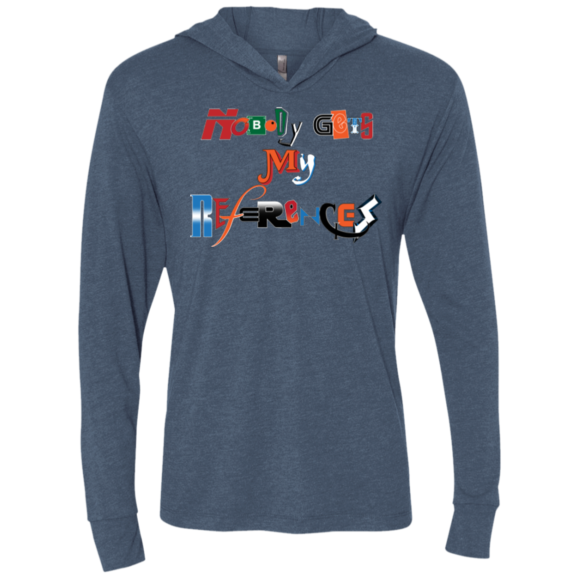 The Enigma of a Fan Triblend Long Sleeve Hoodie Tee