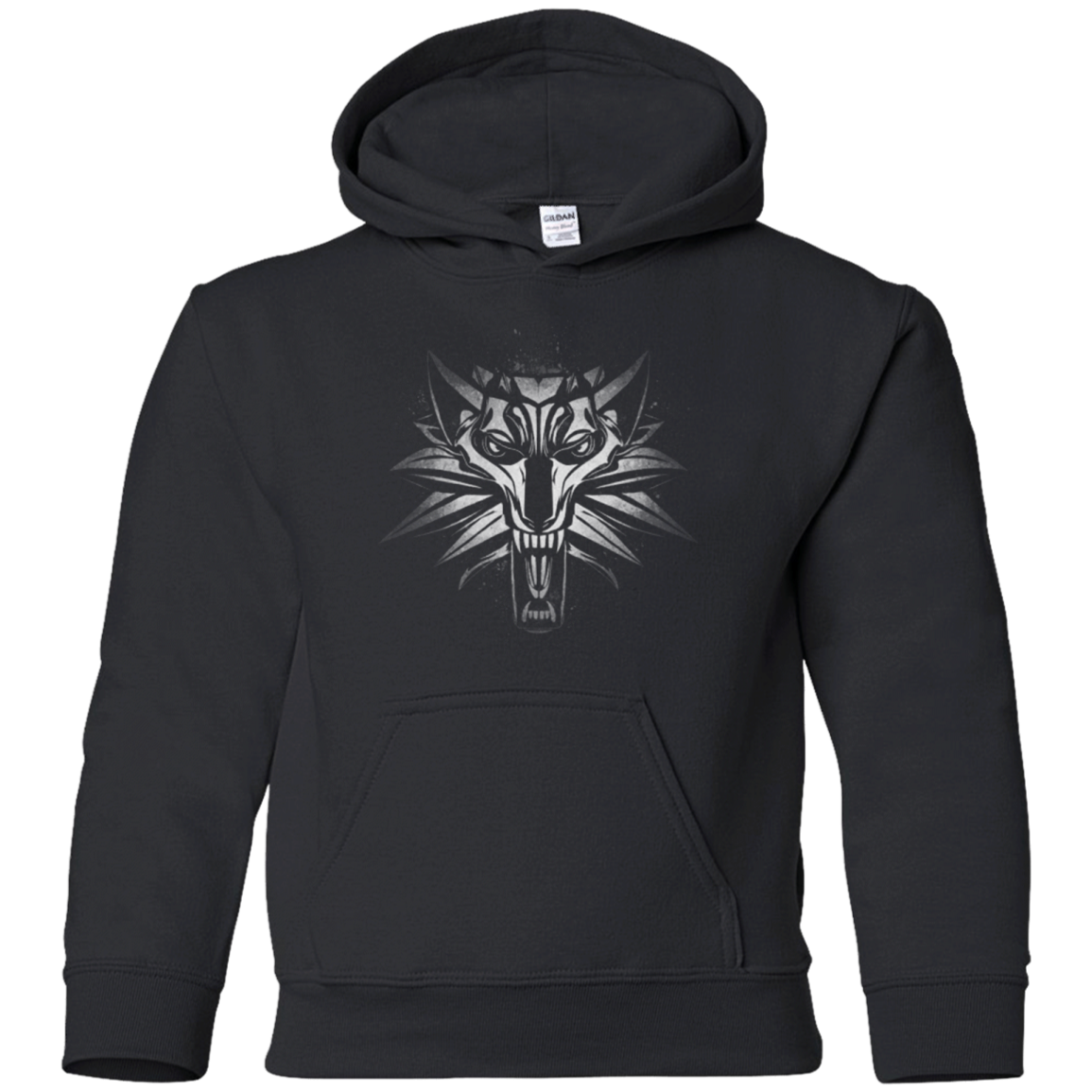 Graffiti White Wolf Youth Hoodie