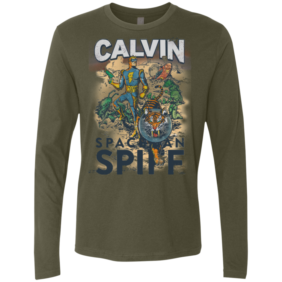 Spaceman Spiff Men's Premium Long Sleeve