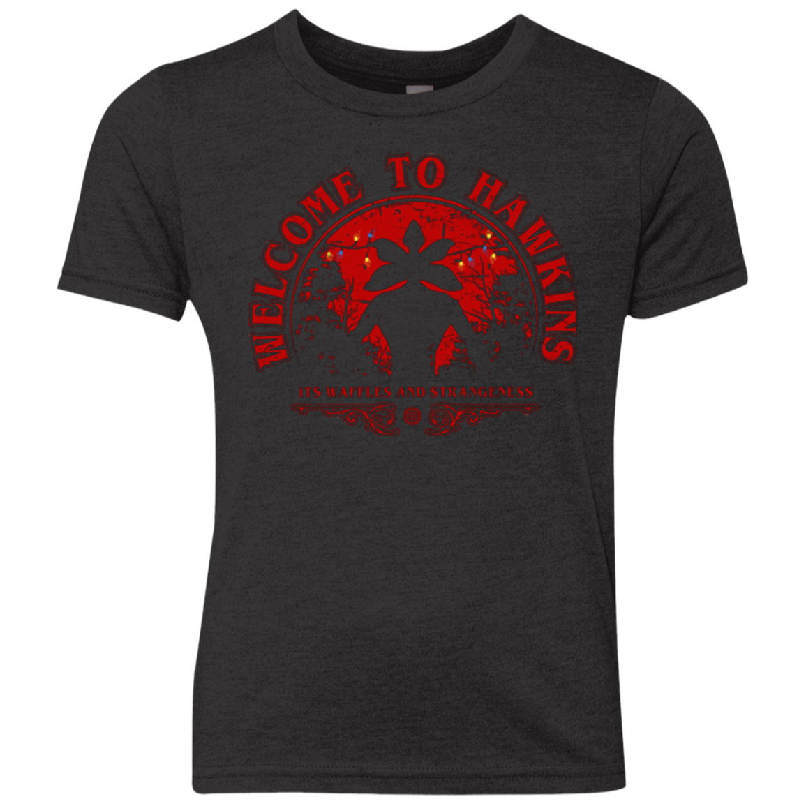 Welcome to Hawkins Youth Triblend T-Shirt
