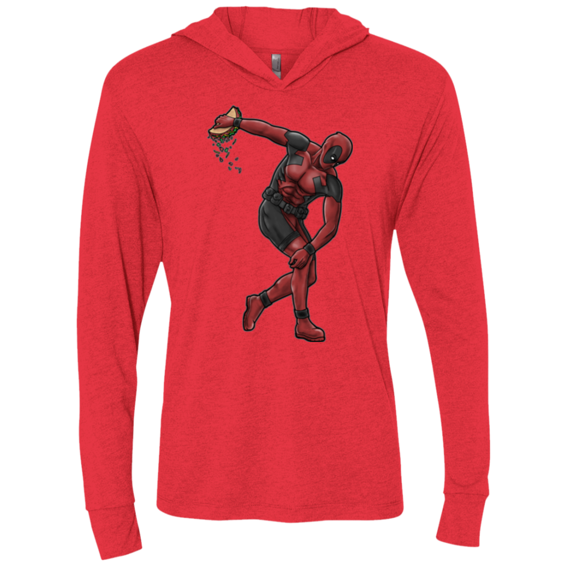 Tacobolus Triblend Long Sleeve Hoodie Tee