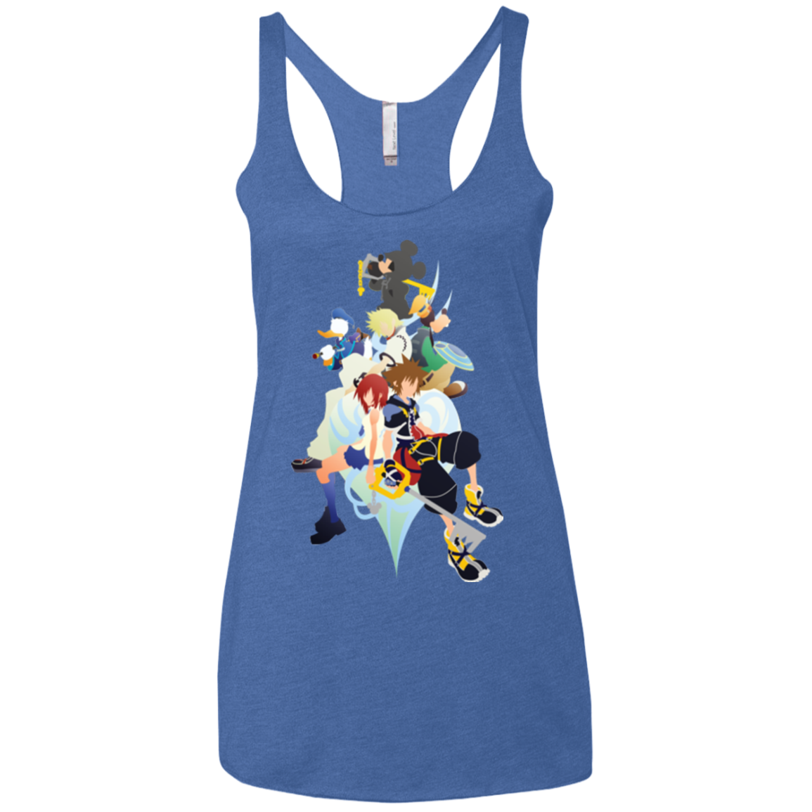 Kingdom Hearts Women's Triblend Racerback Tank