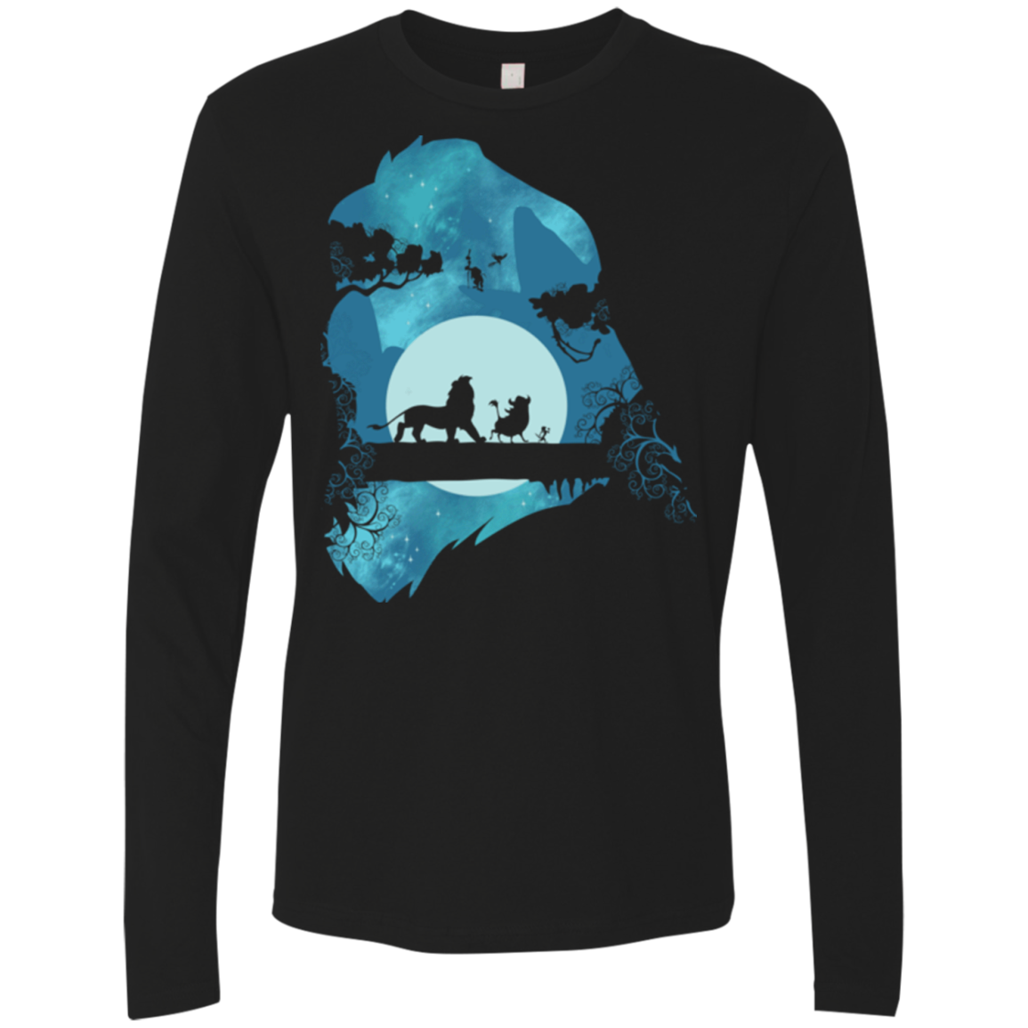Lion Portrait Men's Premium Long Sleeve