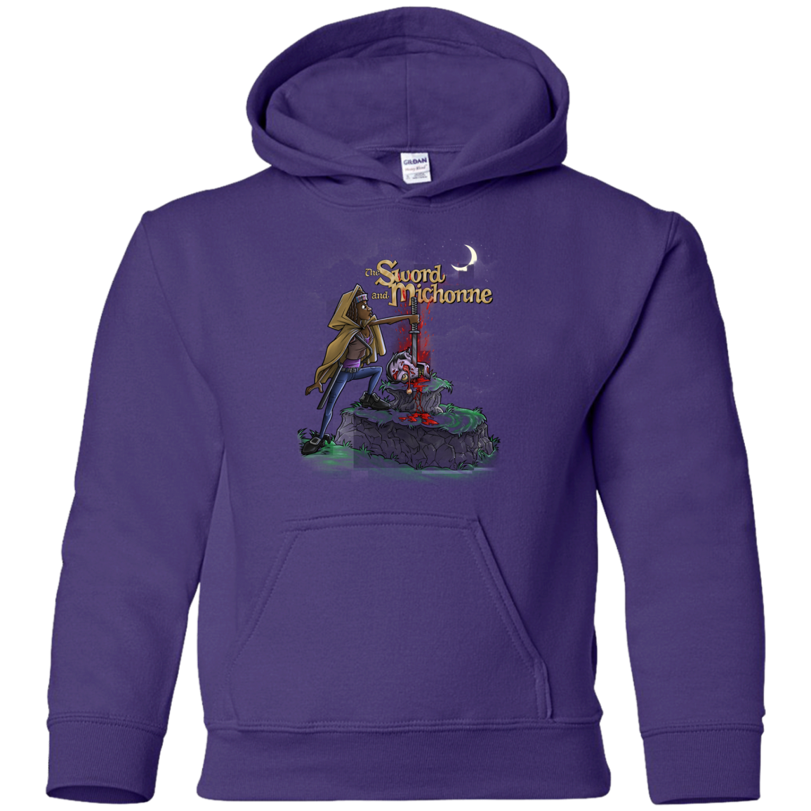 The Sword and Michonne Youth Hoodie