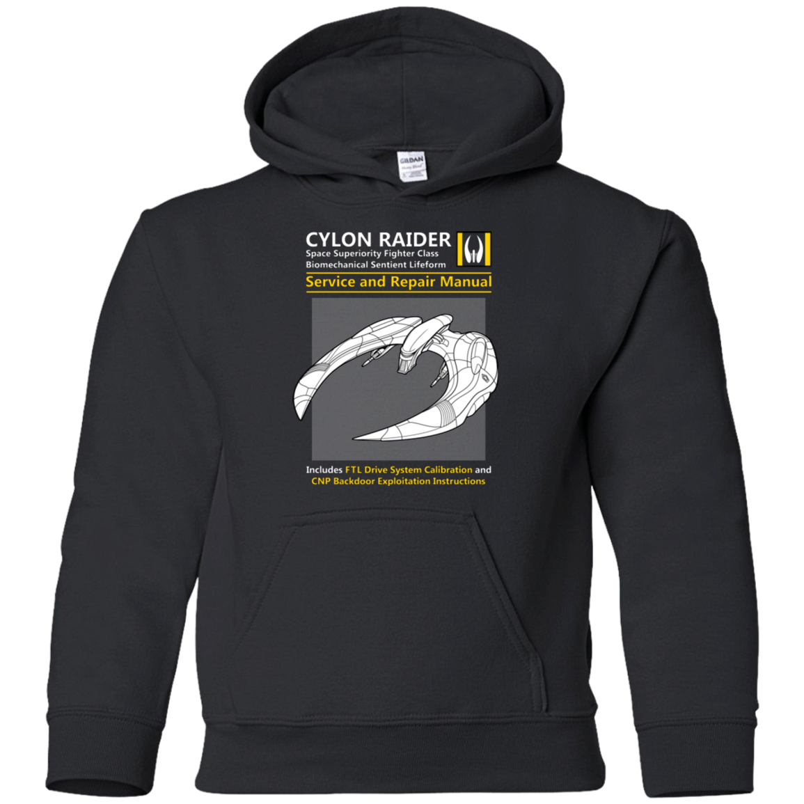 CYLON RAIDER SERVICE & REPAIR MANUAL Youth Hoodie