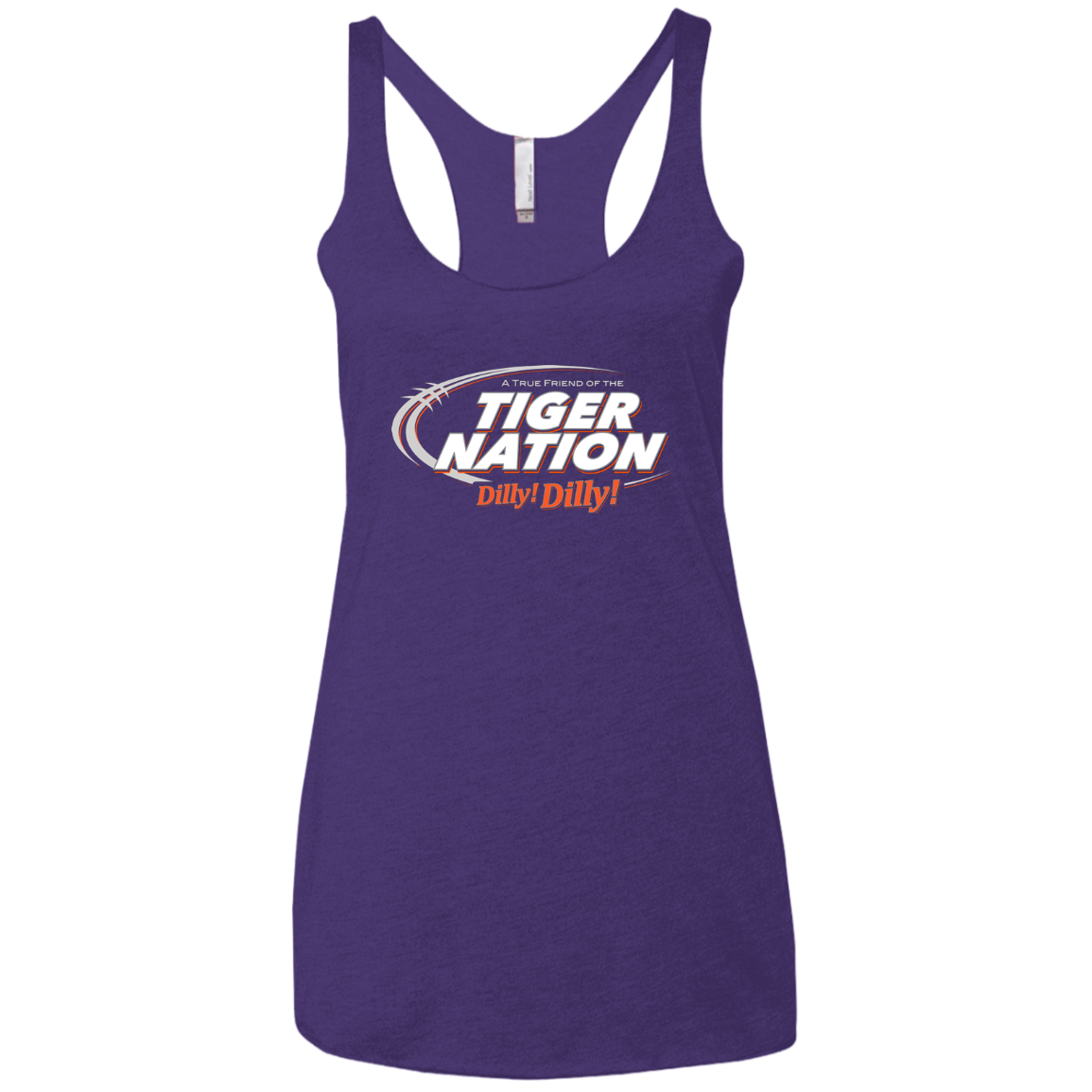 Auburn Dilly Dilly Women's Triblend Racerback Tank