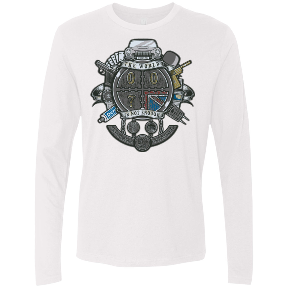 British Spy Crest Men's Premium Long Sleeve