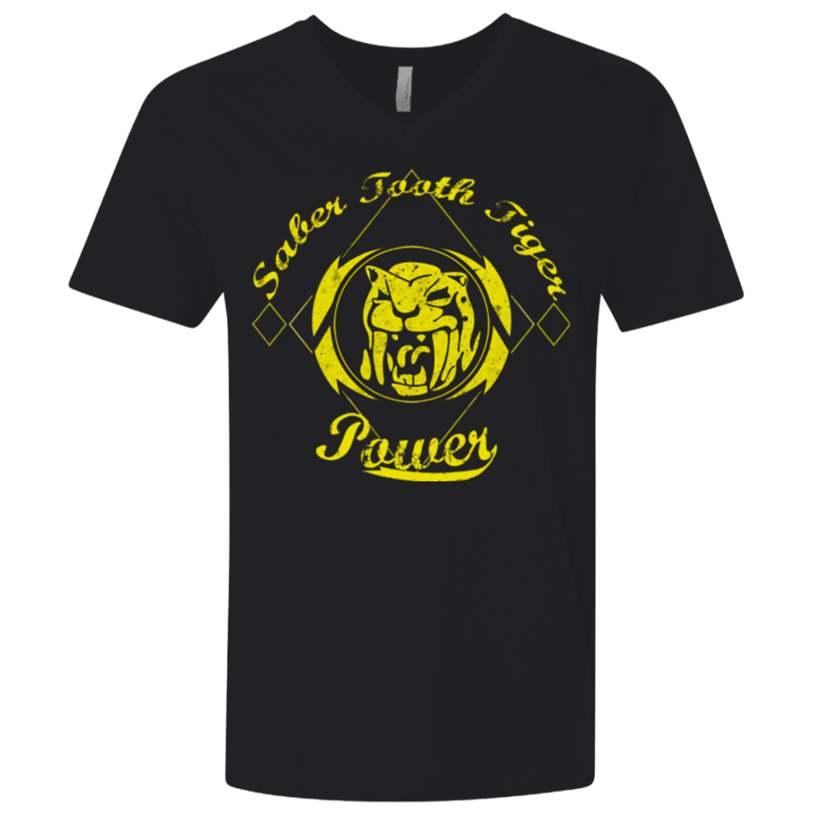 Saber Tooth Tiger (1) Men's Premium V-Neck