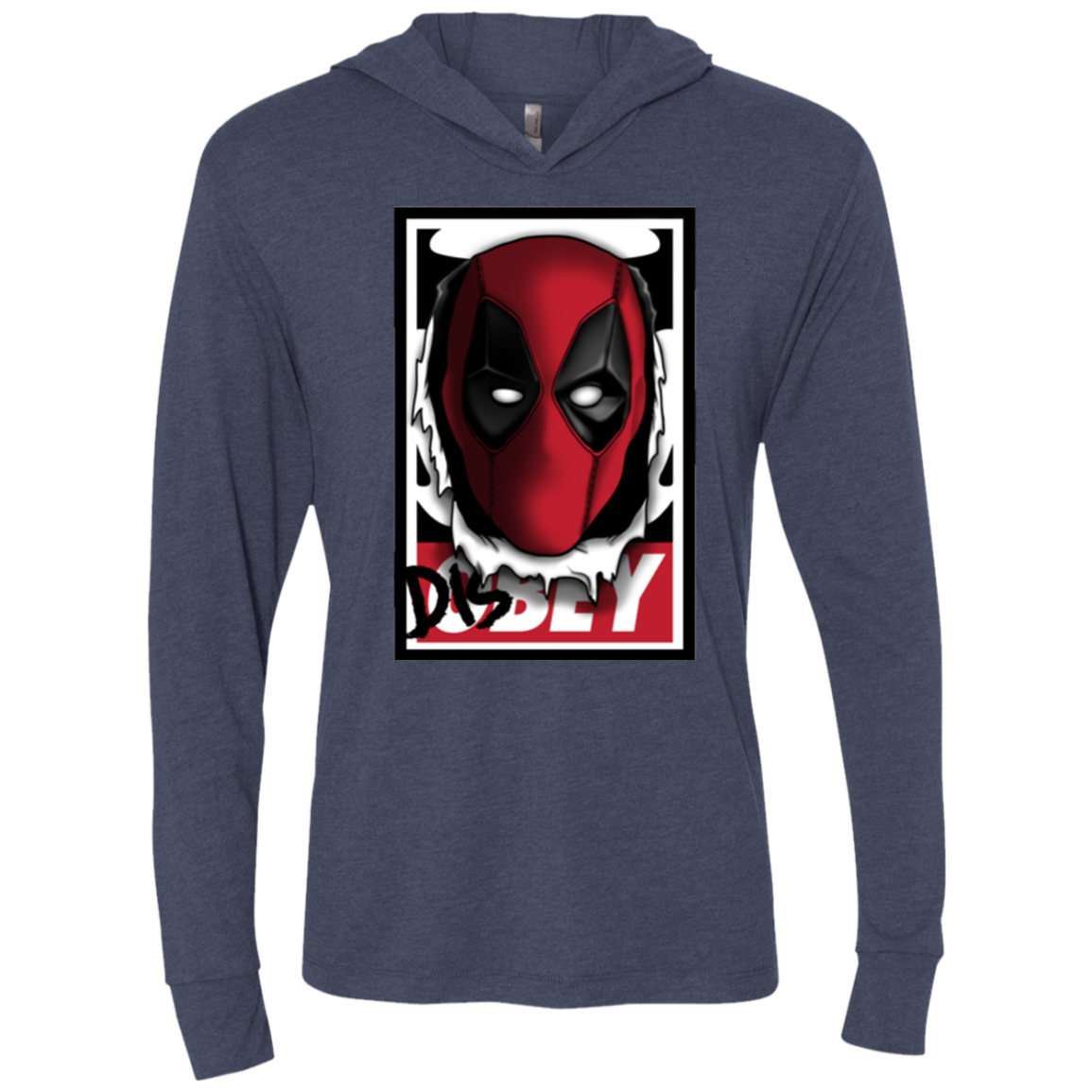 Hi there Triblend Long Sleeve Hoodie Tee