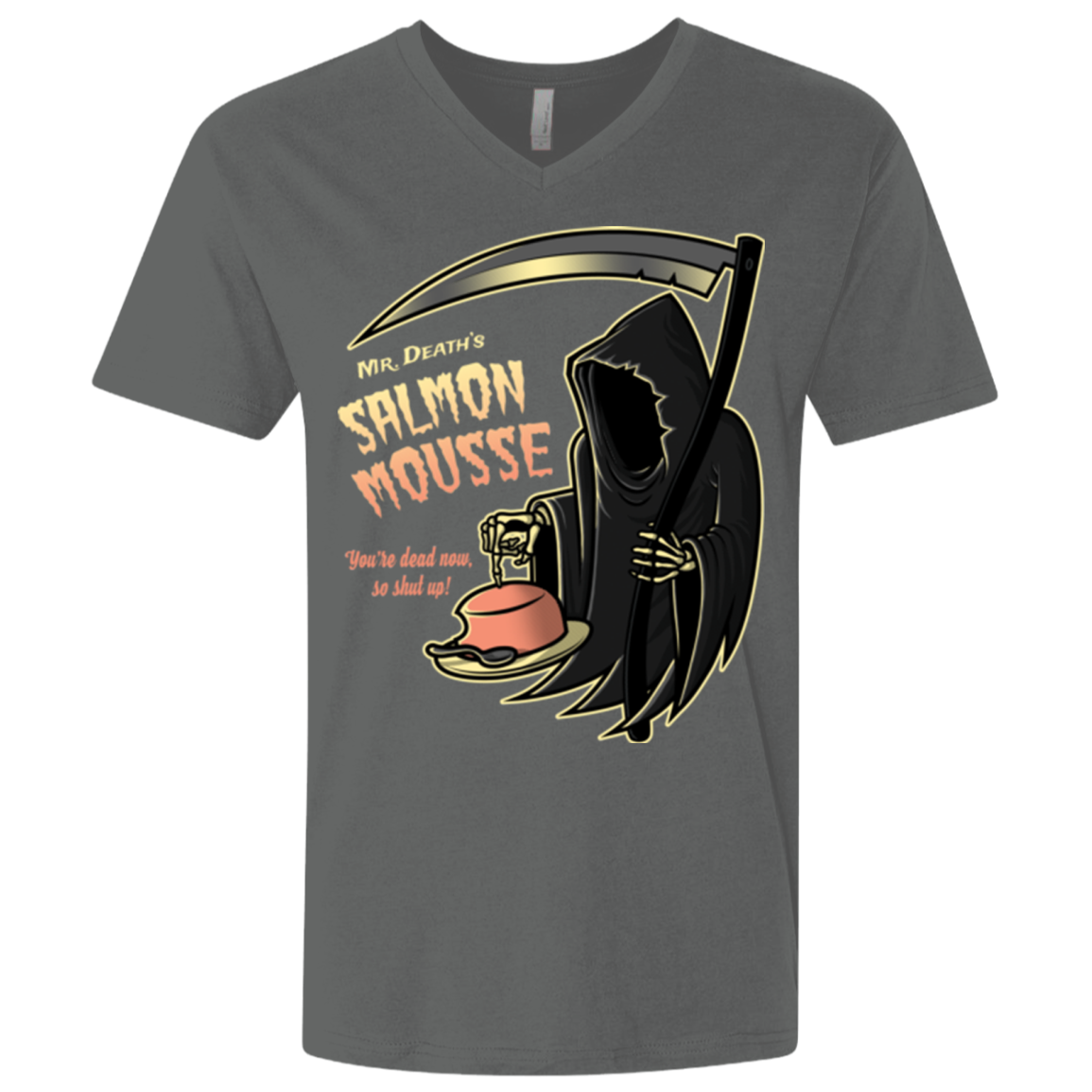 The Salmon Mousse Men's Premium V-Neck