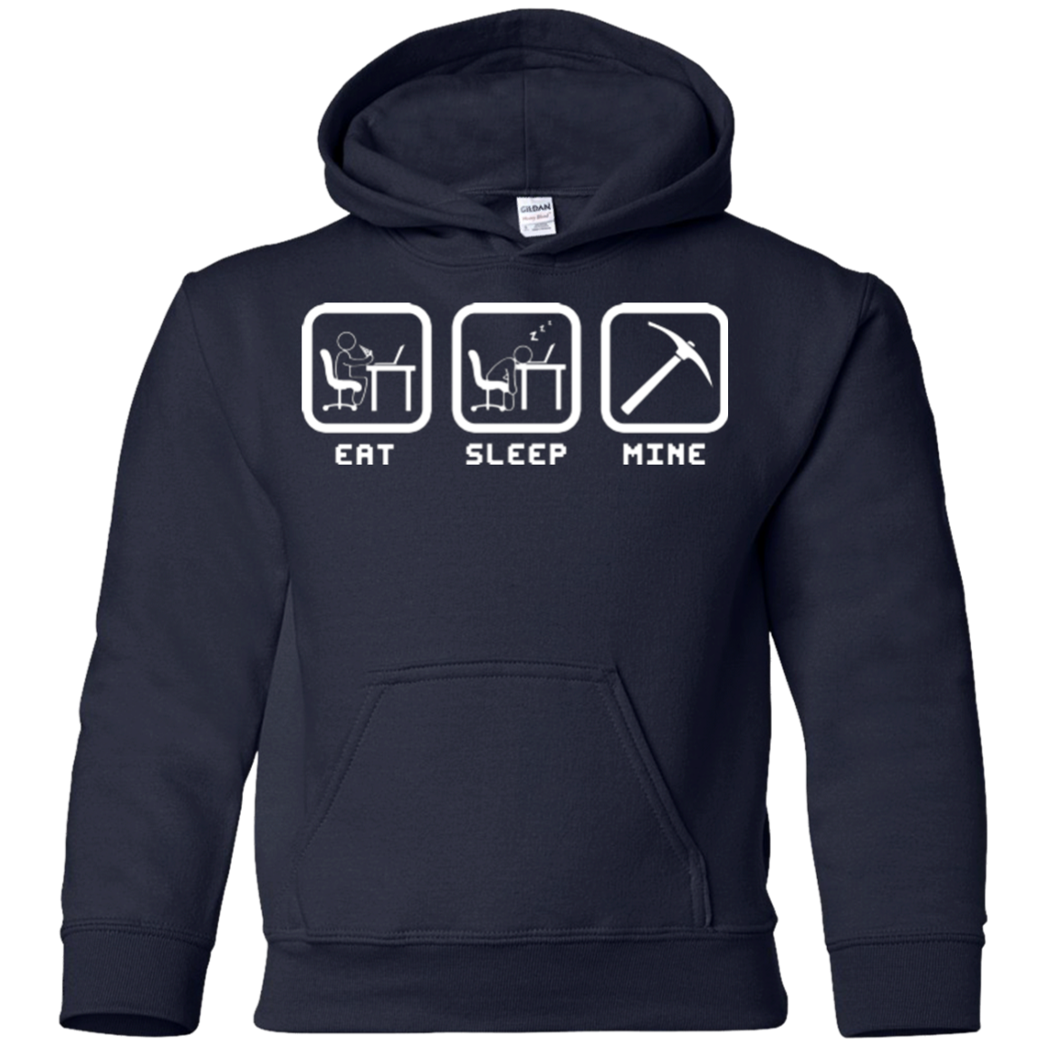 Eat Sleep Mine Youth Hoodie