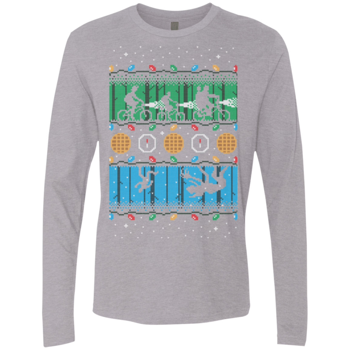 Upside Down Christmas Men's Premium Long Sleeve