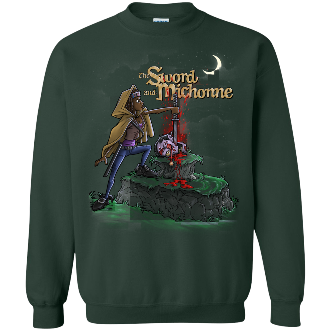 The Sword and Michonne Crewneck Sweatshirt