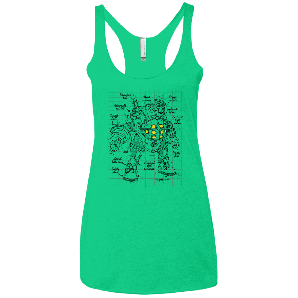 Big Daddy Plan Women's Triblend Racerback Tank