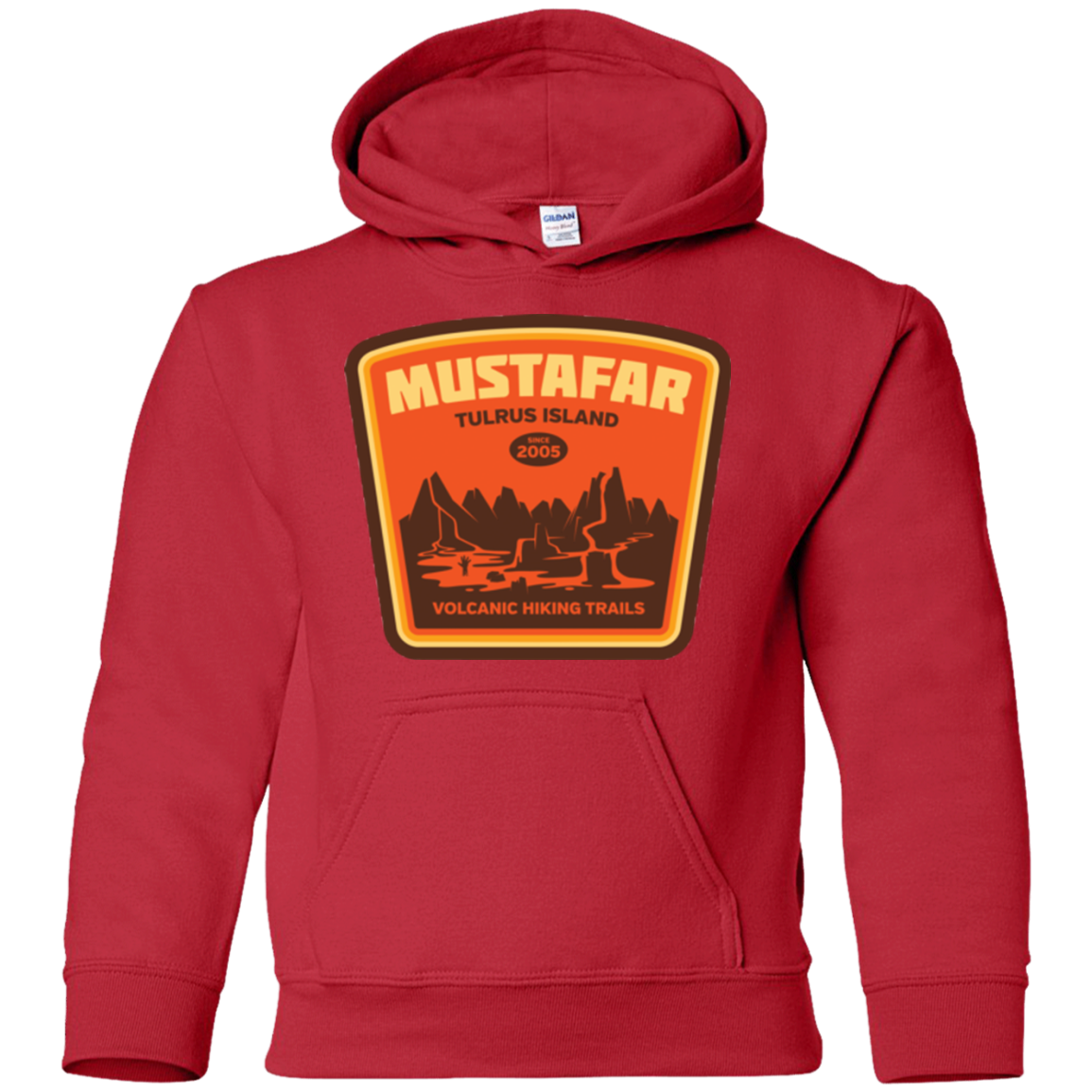 Volcanic Hiking Trails Youth Hoodie