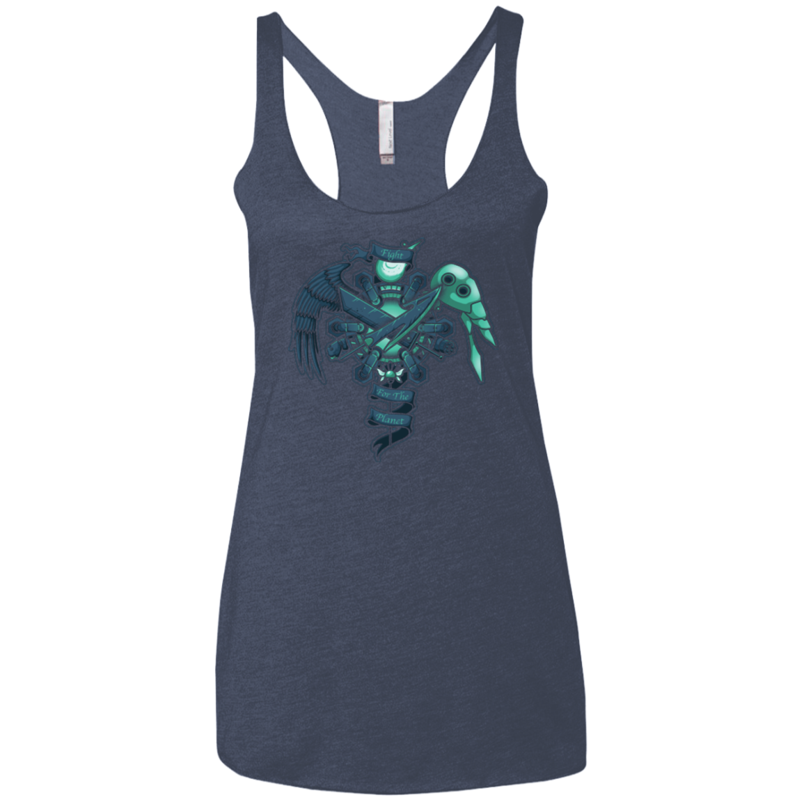 FIGHT FOR THE PLANET Women's Triblend Racerback Tank