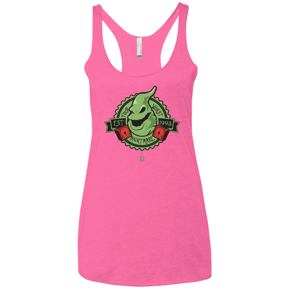 YOUR WORST NIGHTMARE Women's Triblend Racerback Tank
