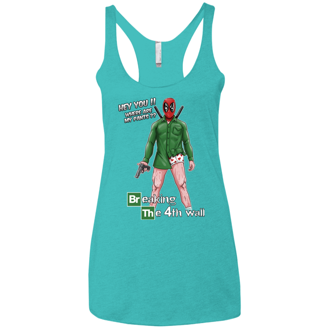 Breaking the 4th Wall Women's Triblend Racerback Tank