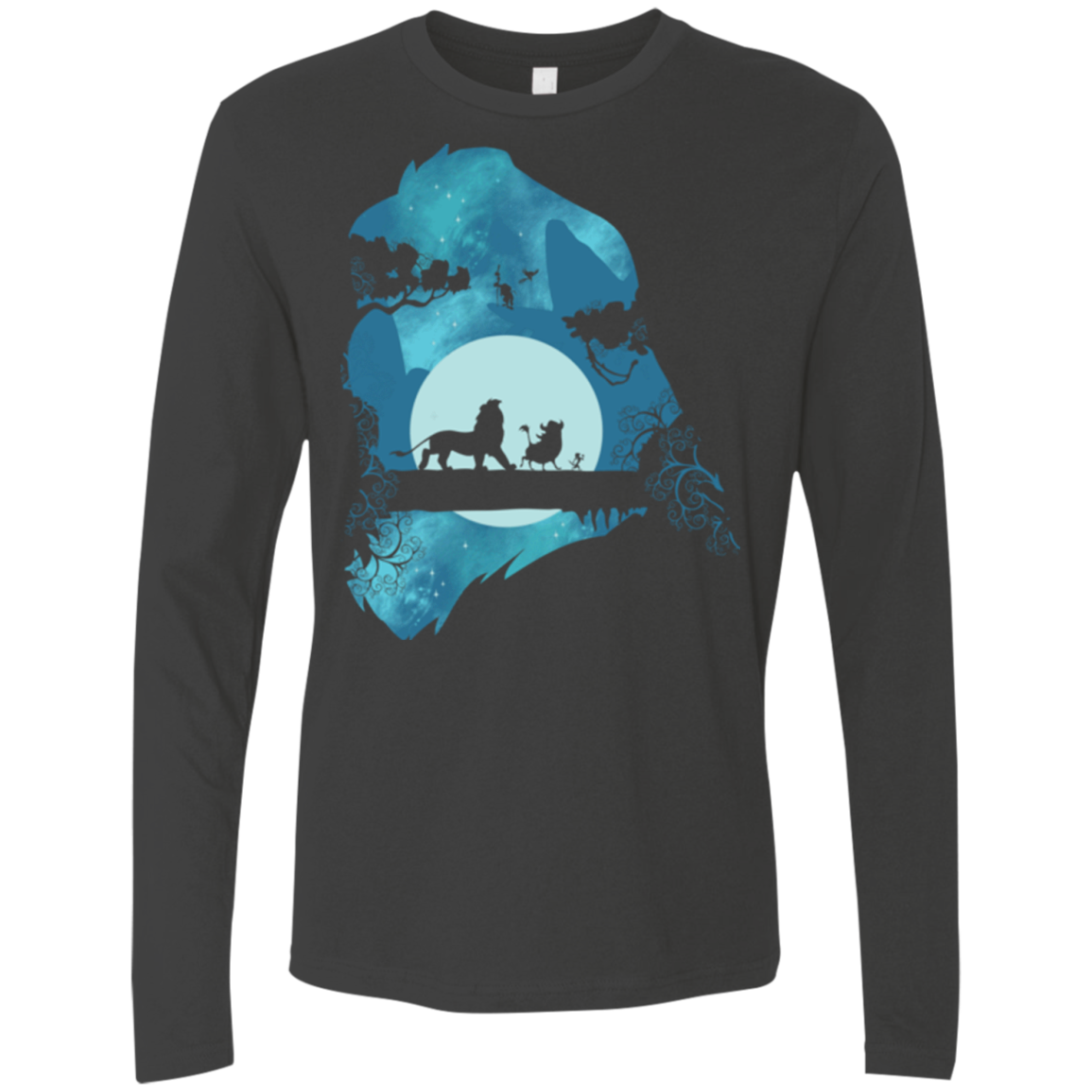 Lion Portrait Men's Premium Long Sleeve