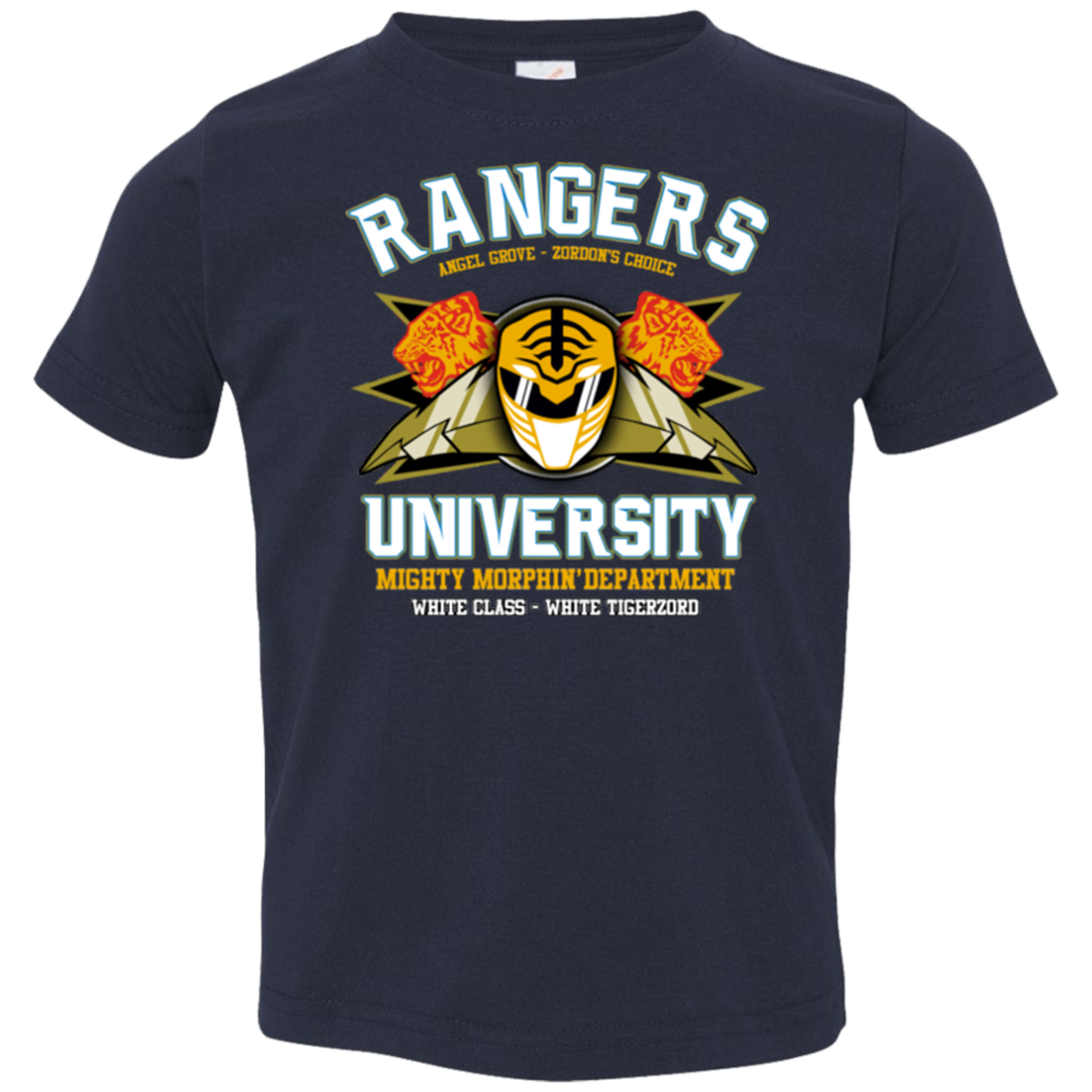 Rangers U White Ranger Toddler Premium T-Shirt