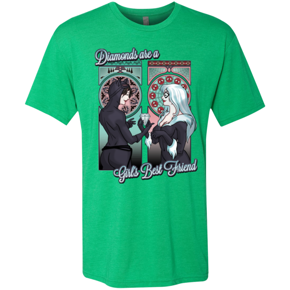 Diamonds are a Girl's Best Friend Men's Triblend T-Shirt