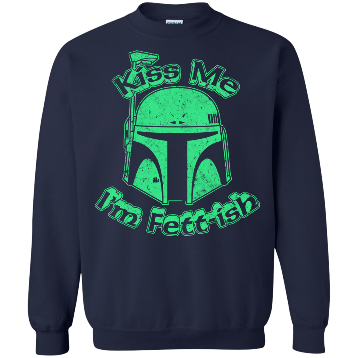 Kiss Me Im Fettish Crewneck Sweatshirt
