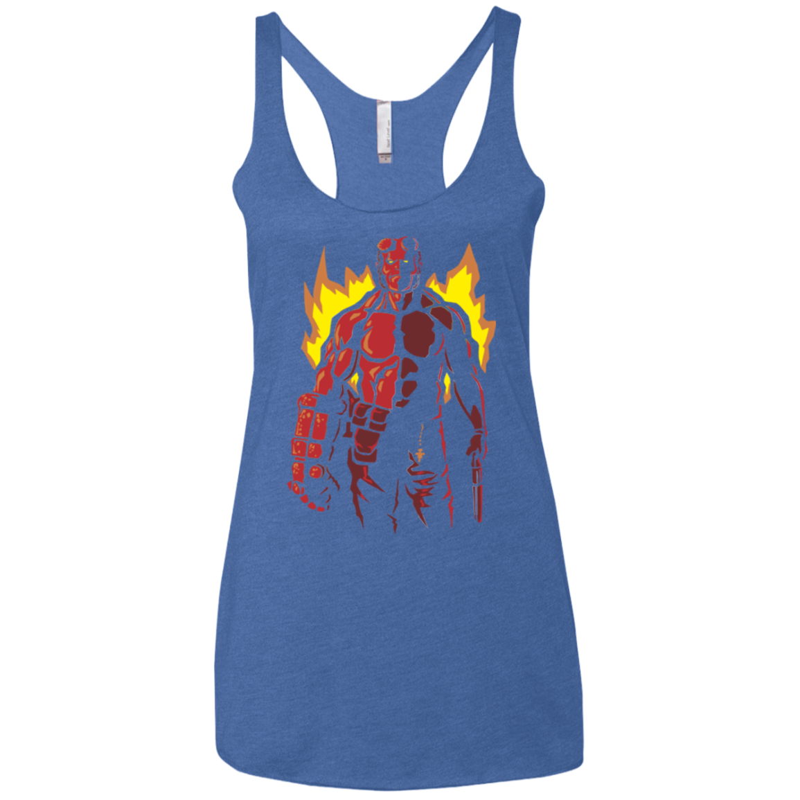 Red Hero Women's Triblend Racerback Tank
