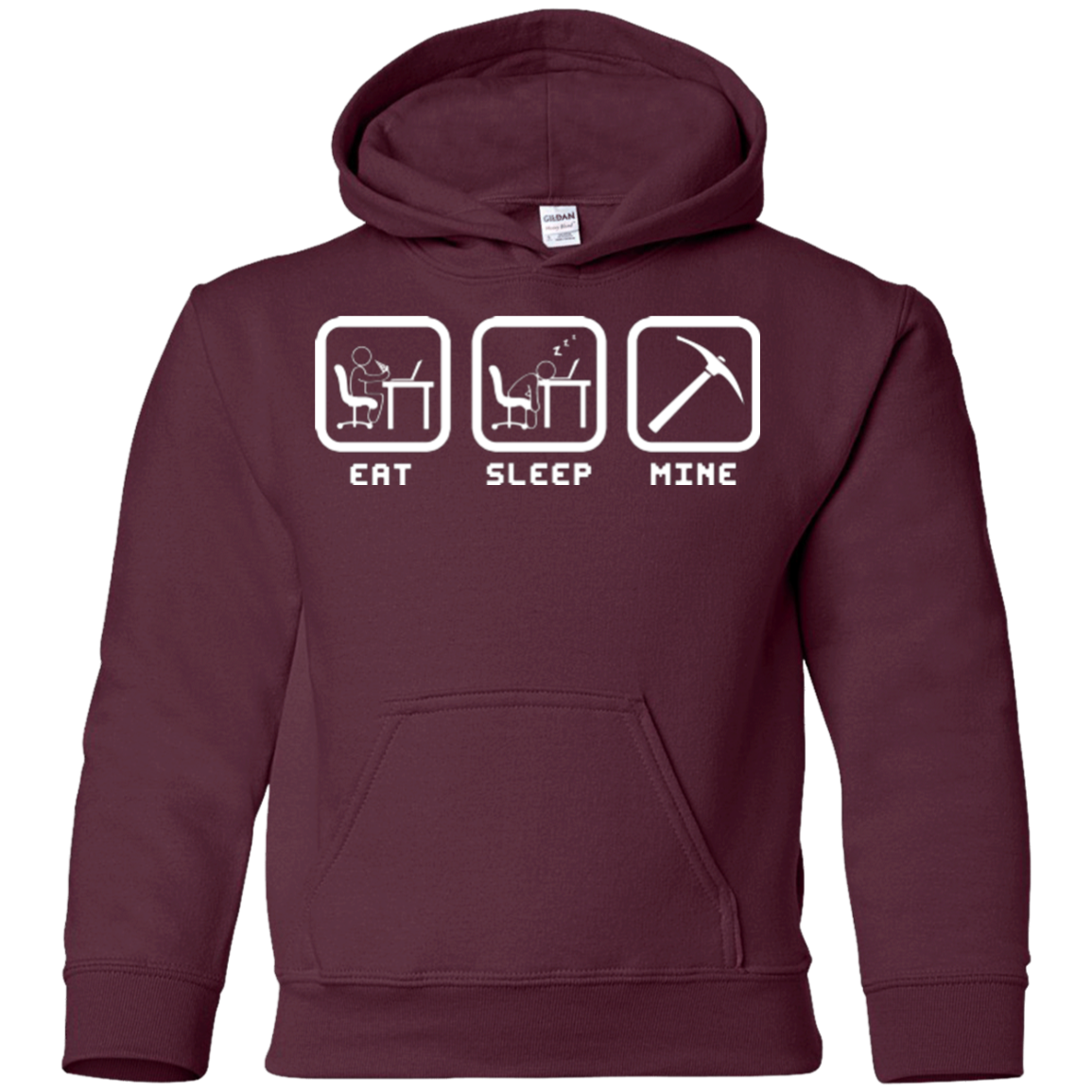 Eat Sleep Mine Youth Hoodie