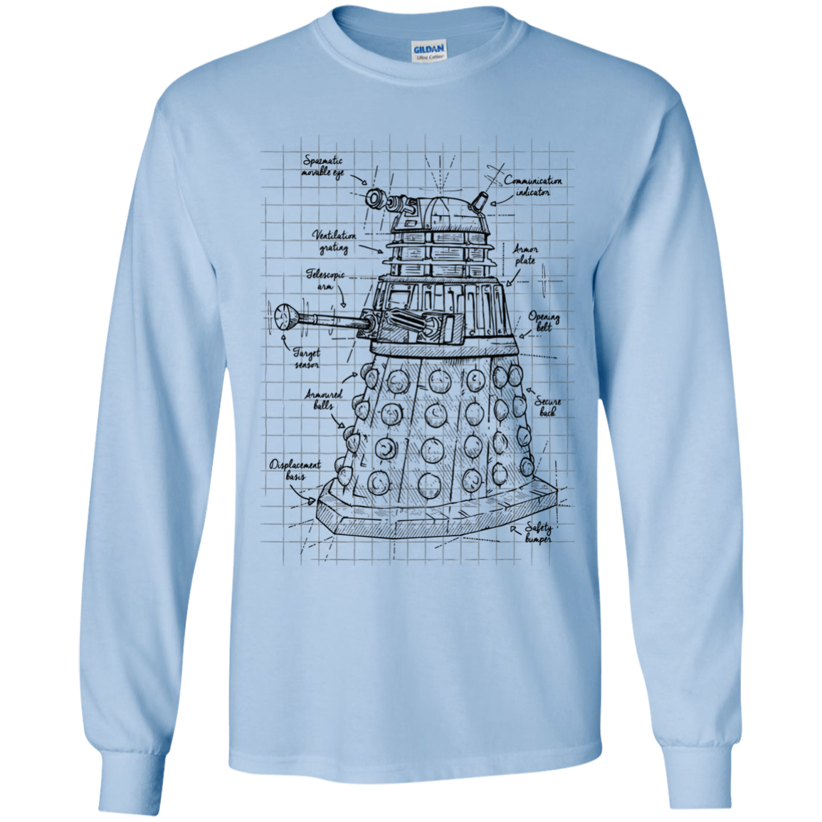 Dalek Plan Youth Long Sleeve T-Shirt