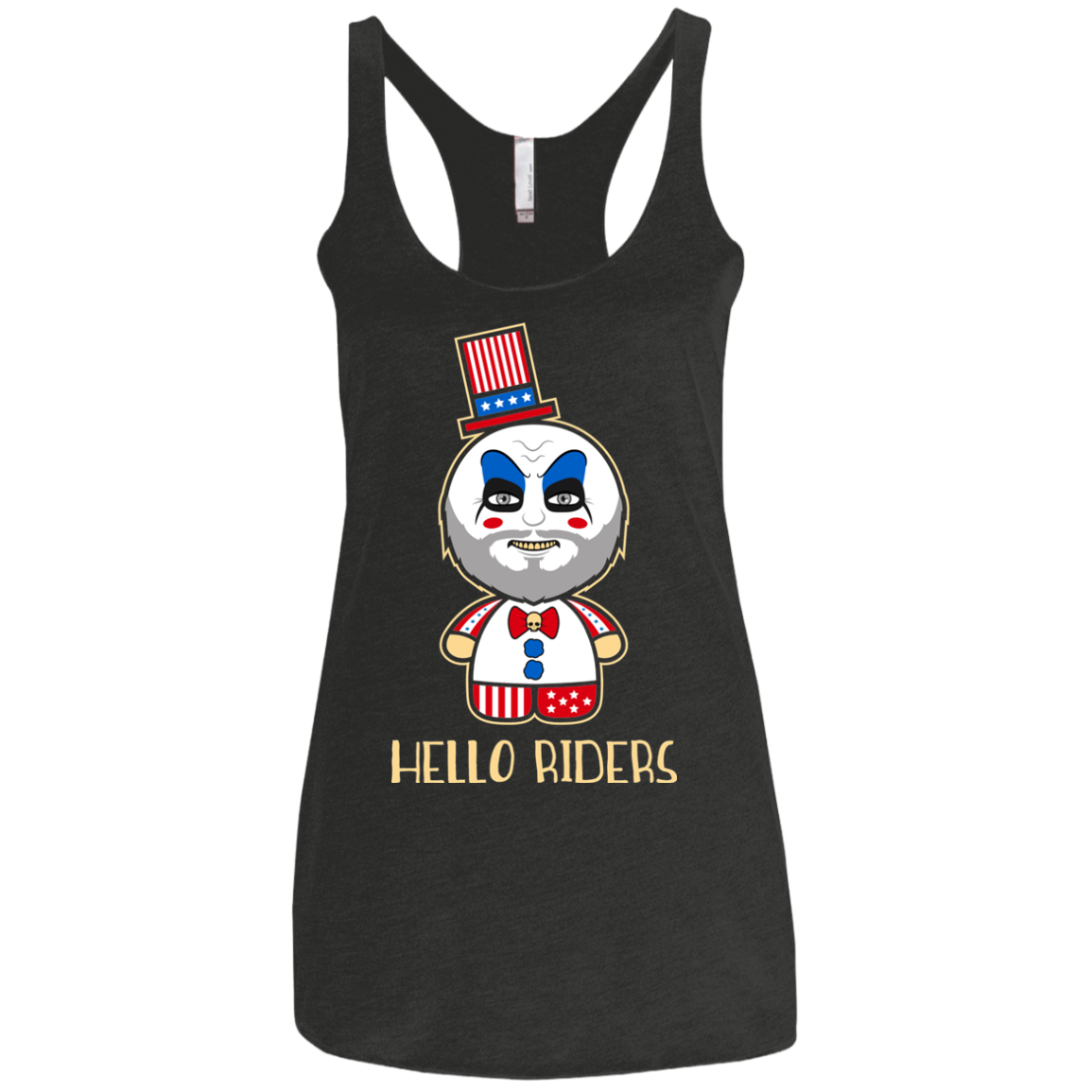 Hello Rider Women's Triblend Racerback Tank