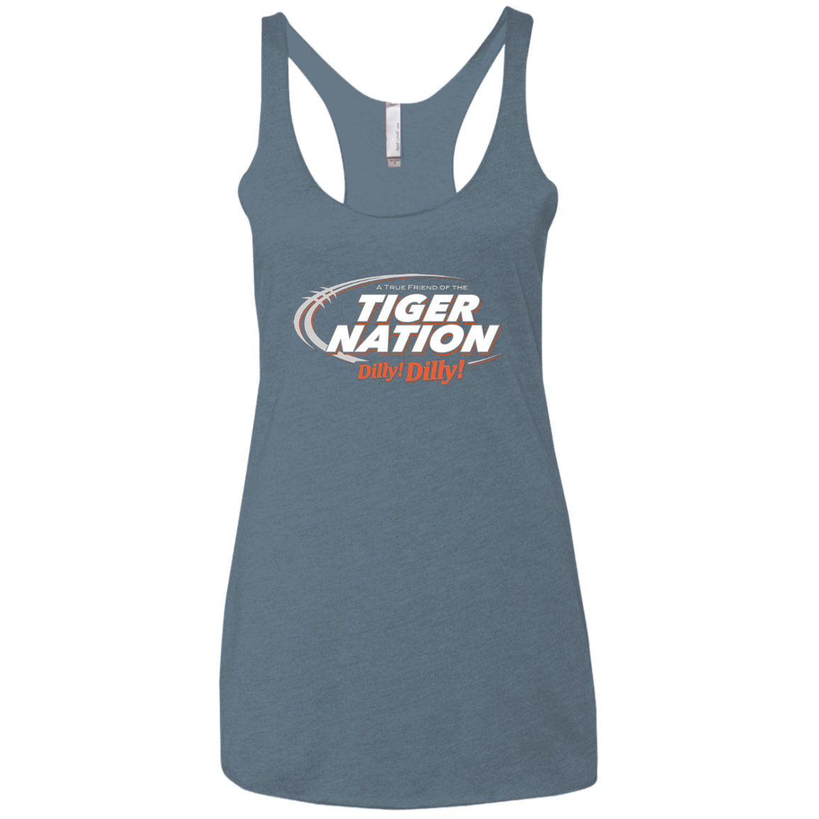 Auburn Dilly Dilly Women's Triblend Racerback Tank