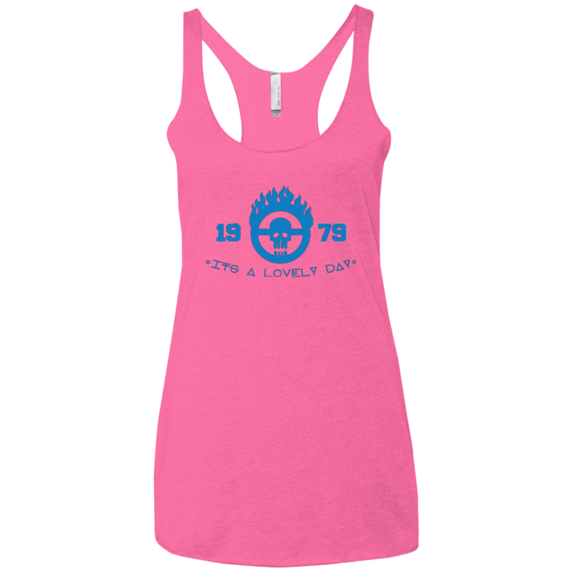 War Boy Lovely Day Women's Triblend Racerback Tank