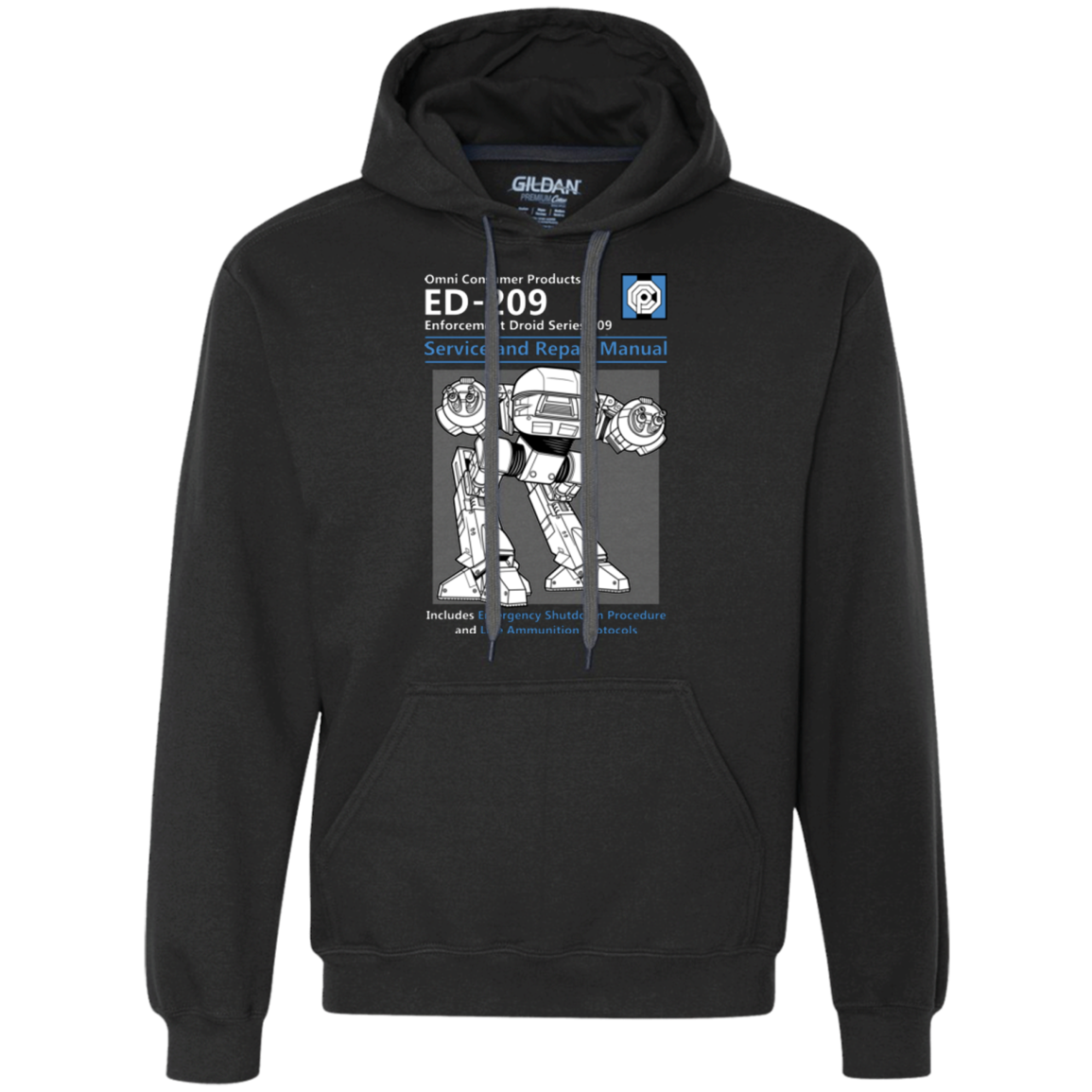 ED209 SERVICE & REPAIR MANUAL Premium Fleece Hoodie