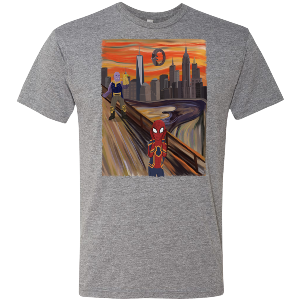 Spider Scream Men's Triblend T-Shirt