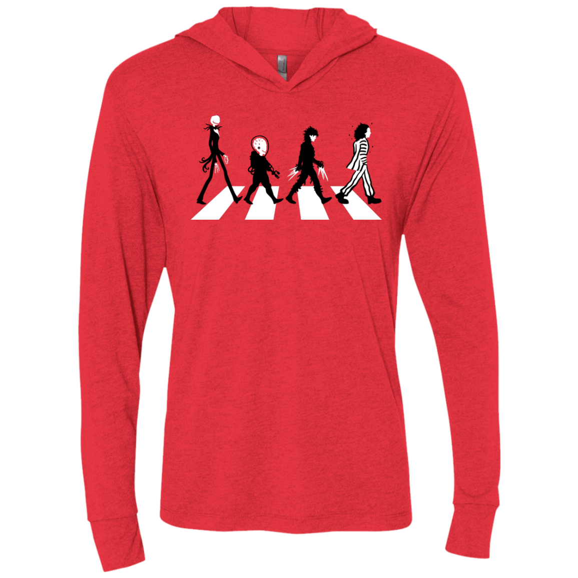 Burton Road Triblend Long Sleeve Hoodie Tee