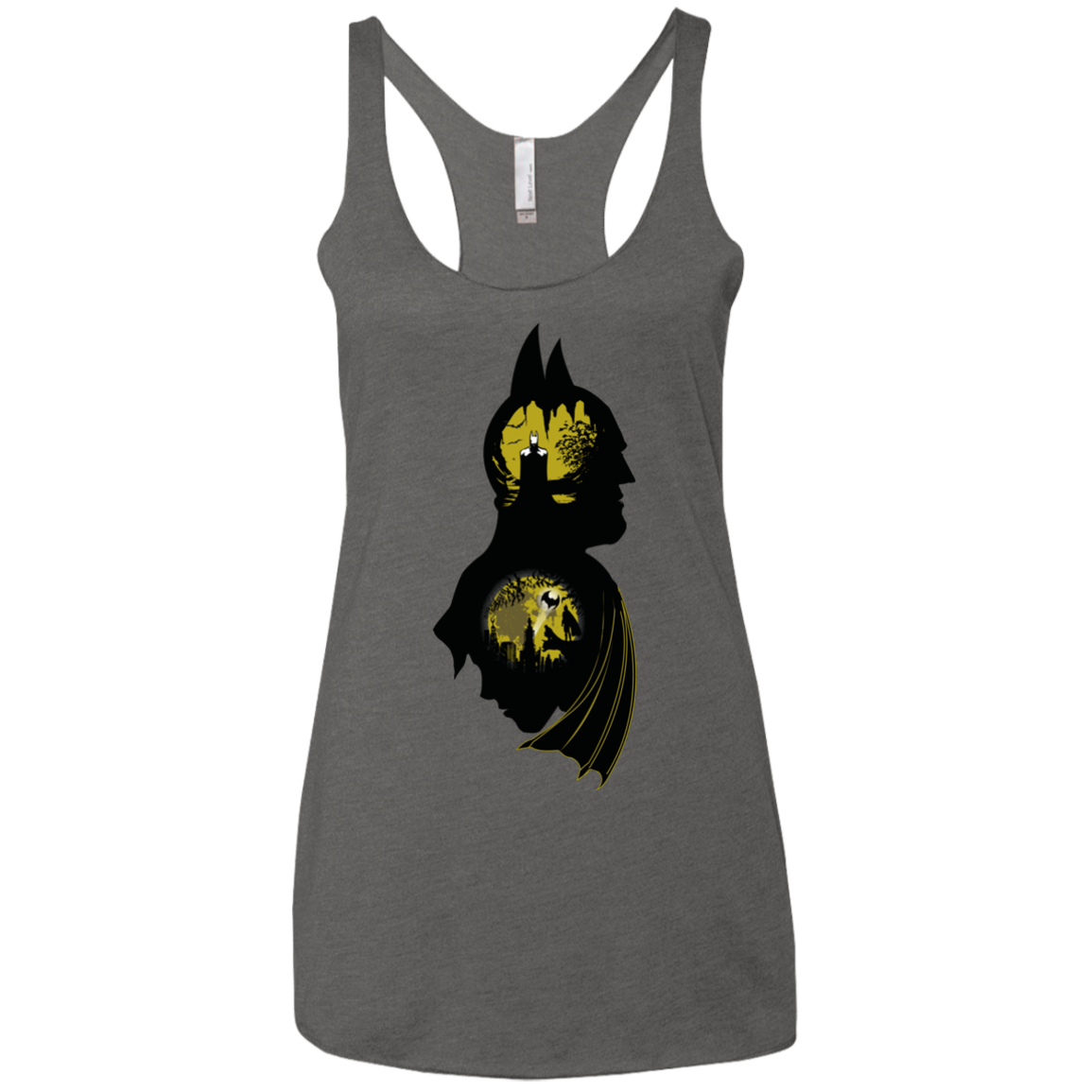 Bat Detective Women's Triblend Racerback Tank