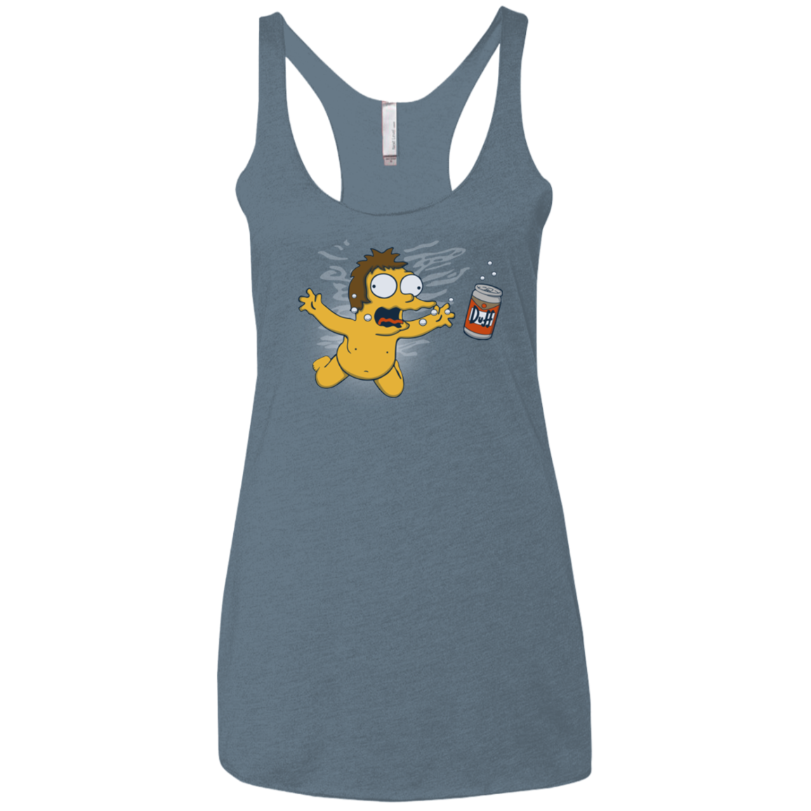 Duffmind Women's Triblend Racerback Tank