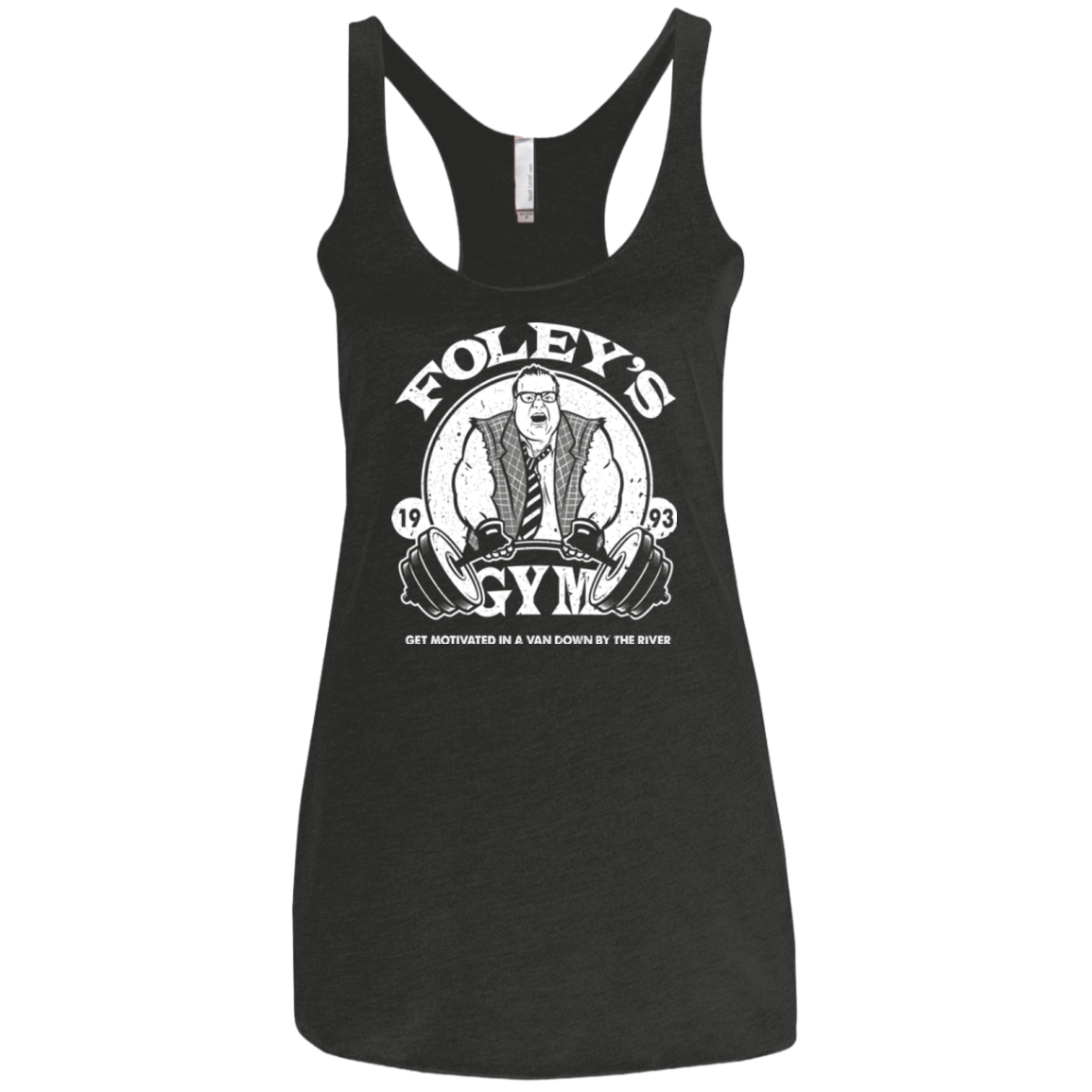 Foleys Gym Women's Triblend Racerback Tank