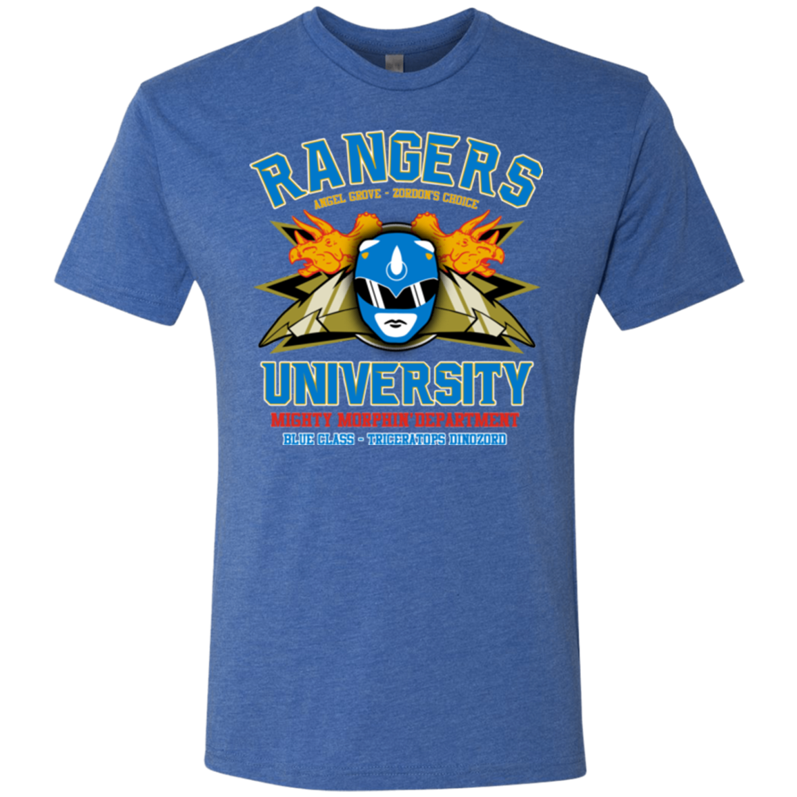 Rangers U Blue Ranger Men's Triblend T-Shirt
