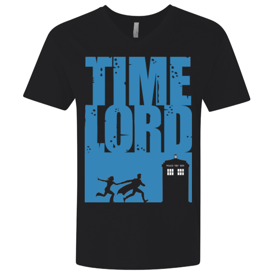 Time Lord Allons-y! Men's Premium V-Neck