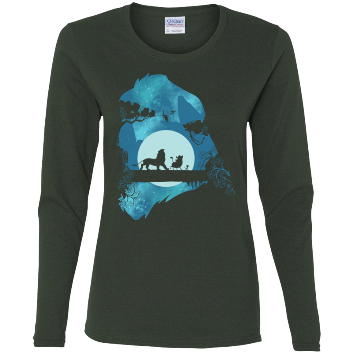 Lion Portrait Women's Long Sleeve T-Shirt