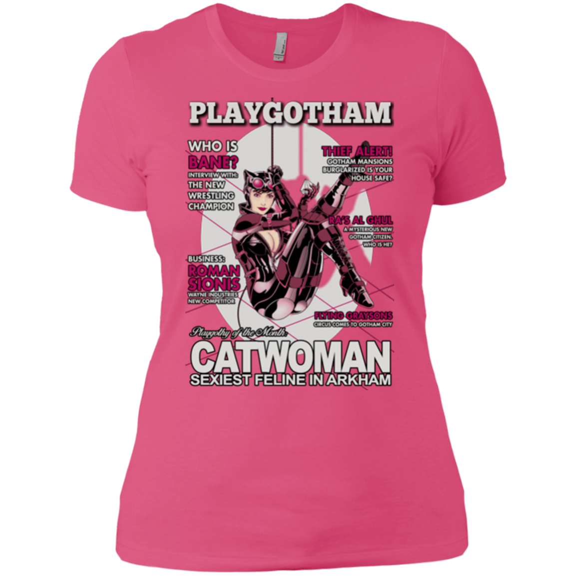 Catwoman PlayGotham Women's Premium T-Shirt