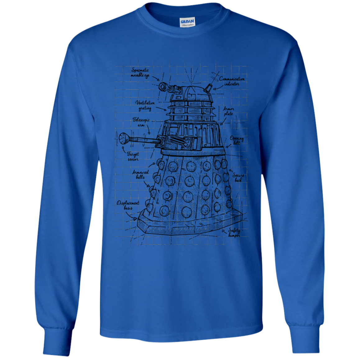 Dalek Plan Youth Long Sleeve T-Shirt