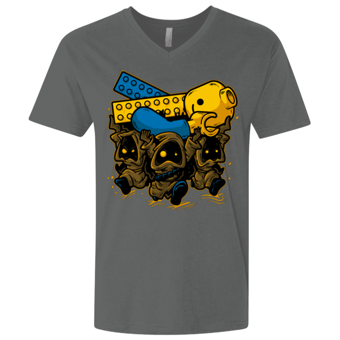 PLASTIC DEBRIS Men's Premium V-Neck