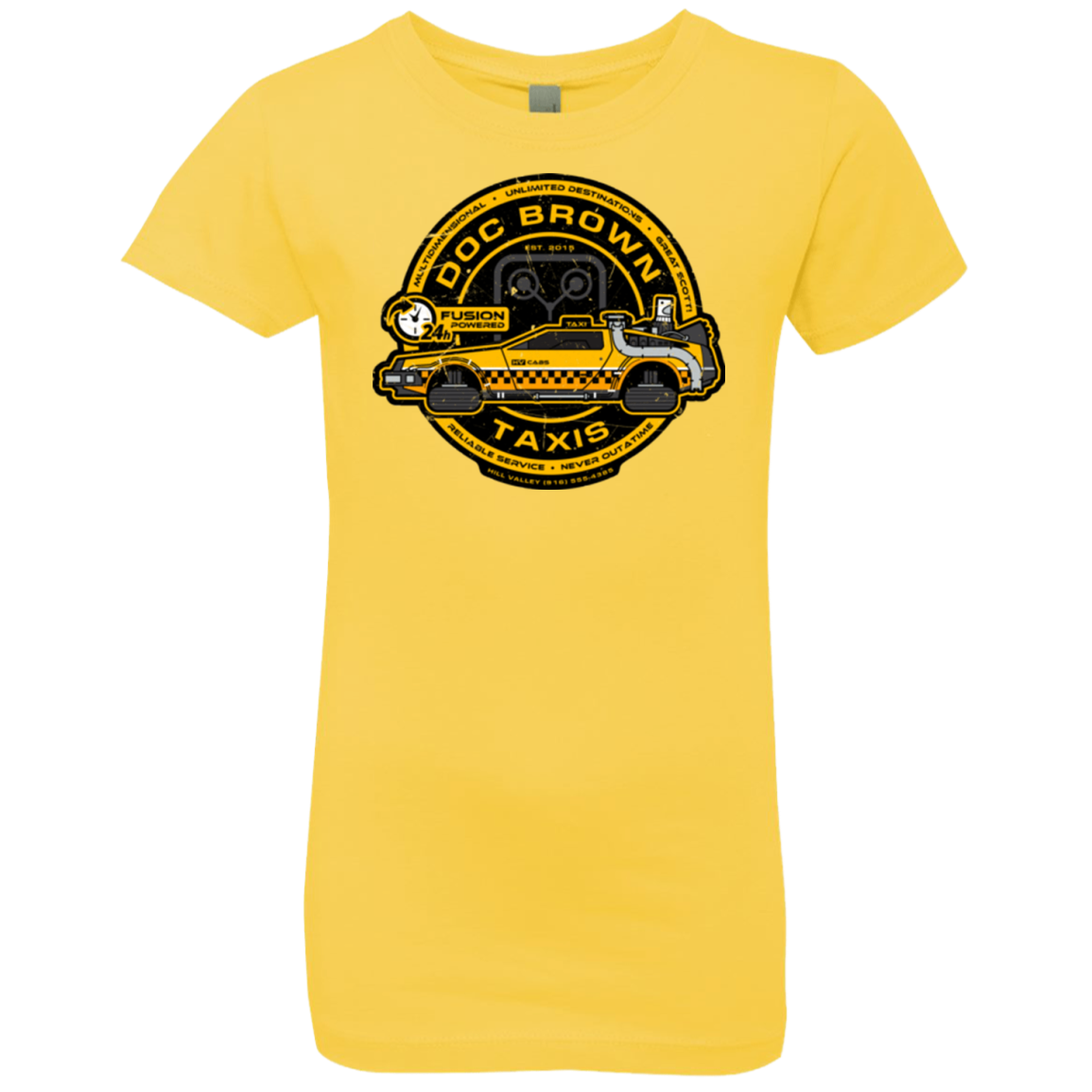 Doc Brown Taxis Girls Premium T-Shirt