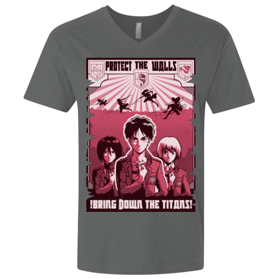 Protect the Walls Men's Premium V-Neck