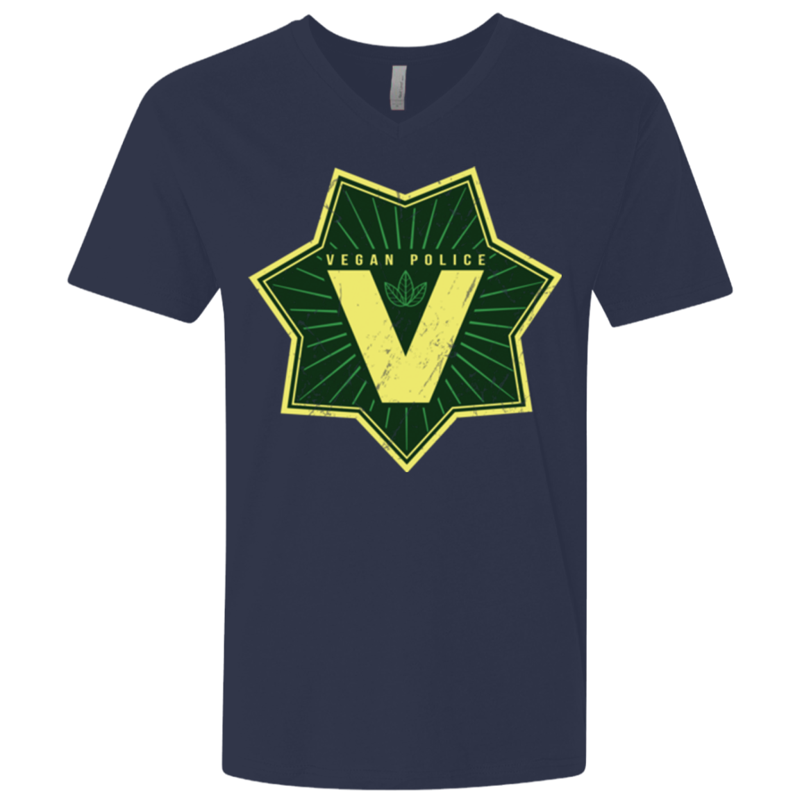Vegan Police Men's Premium V-Neck