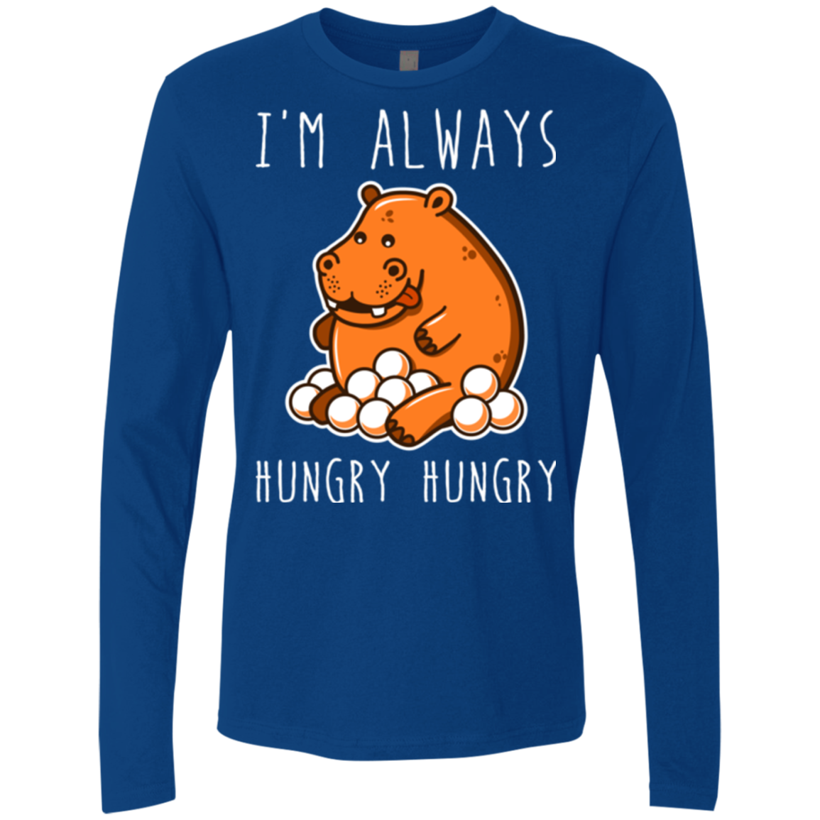 Hungry Hungry Men's Premium Long Sleeve