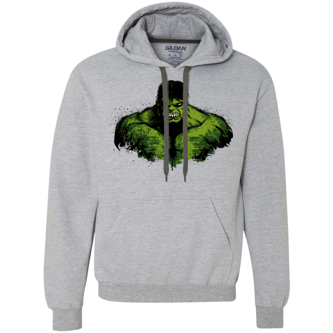Green Fury Premium Fleece Hoodie